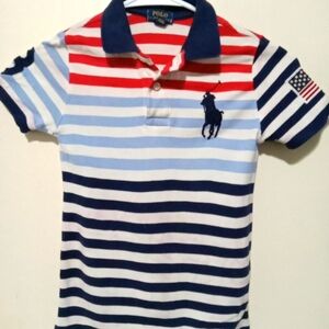 Ralph Lauren Polo Collar Shirt Boys Size 6